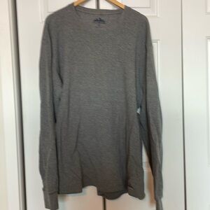 Grey Eddie Bauer waffle tee